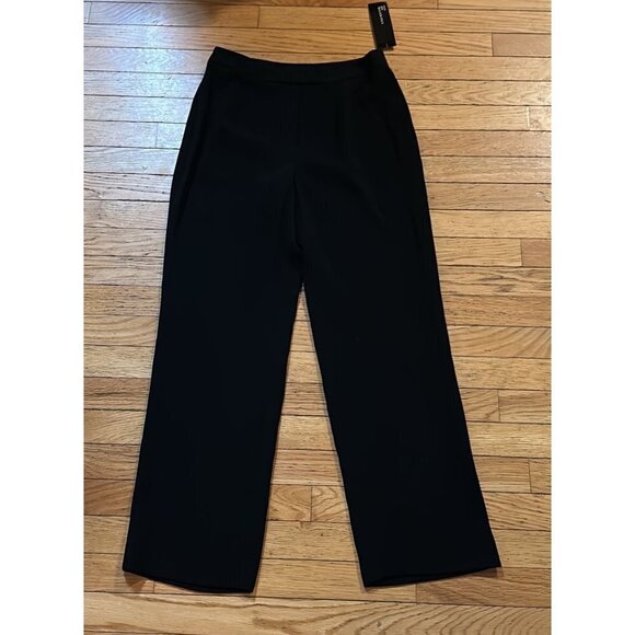 NEW Womens Size 8 Petite Black Dress Pants - Picture 1 of 5